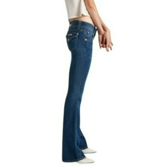 Hudson Womens Bootcut Jeans Size 28 Dark Wash Stretch Denim Made In USA - Picture 1 of 7